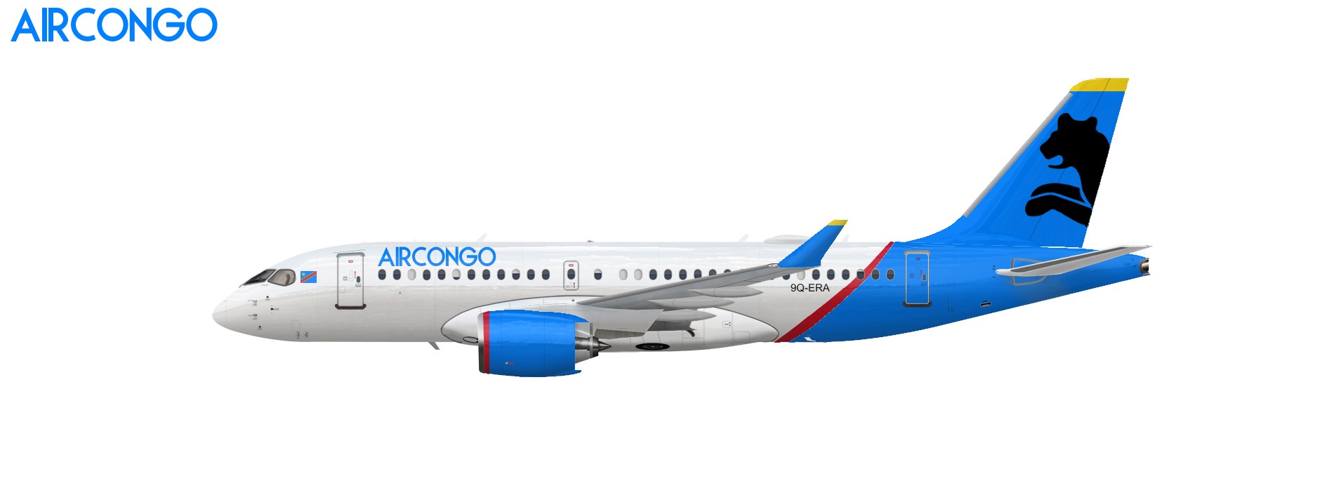 Air Congo Airbus A220100 Retired brands 20202022 Gallery