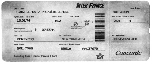 InterFrance - First Concorde flight