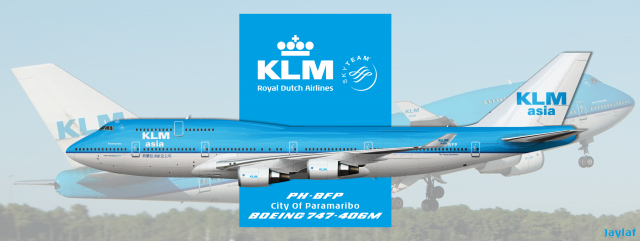 KLM Asia B747-400M