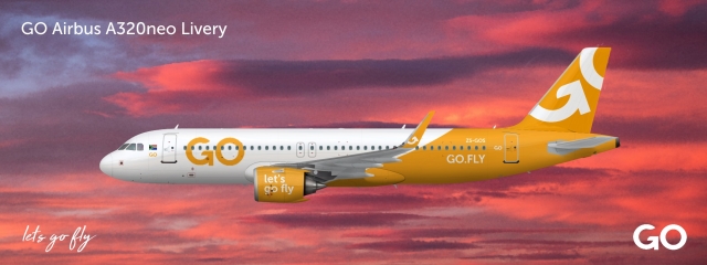 GO Airways Airbus A320neo Livery
