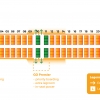 GO Airways Airbus A320neo Seat Map