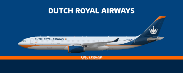 Dutch Royal Airways Airbus A330-300 2015-Present