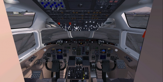 Ex-American Airlines MD-83 Cockpit