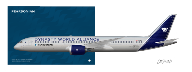 Pearsonian | Boeing 787-9 | Lloydminster "DWA Alliance Livery"