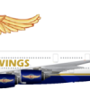 golden wings logo and liery