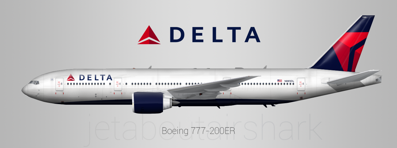Delta 777-200ER (2007-Present)