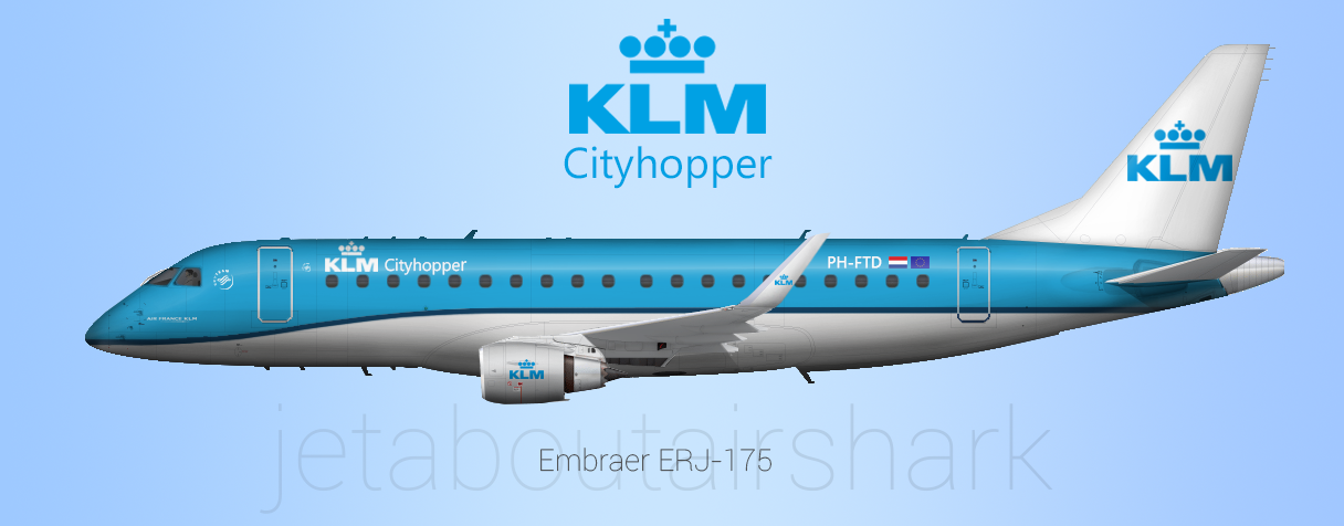 Klm Embraer 175 Seat Map Klm Cityhopper Erj-175 - Re-Create - By Airshark - Gallery - Airline Empires