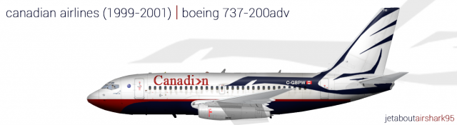 Canadian Airlines 737-200 Proud Wings
