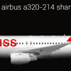 Swiss A320-200 Sharklet