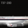 Delta Express 737-200