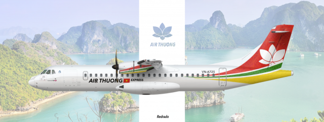 Air Thuong Express ATR-72 Clear Vision.