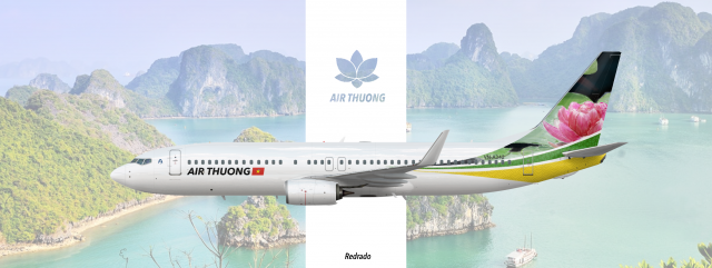 Air Thuong 737-800 “The lotus flower” special livery