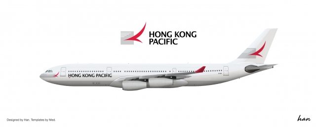 Hong Kong Pacific Airbus A340-200 Livery (1994-2014)