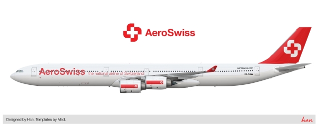 AeroSwiss Airbus A340-600
