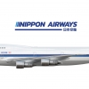 Nippon Airways Boeing 747-300 Livery (1989)