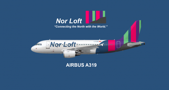 Nor Loft A319 "Northern Lights" Livery