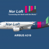 Nor Loft A319 "Northern Lights" Livery