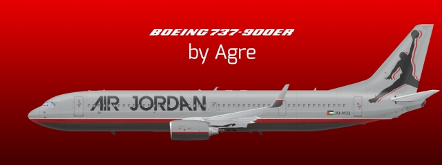 Attempt: Air Jordan - Liveries by Scythe - - Airline Empires