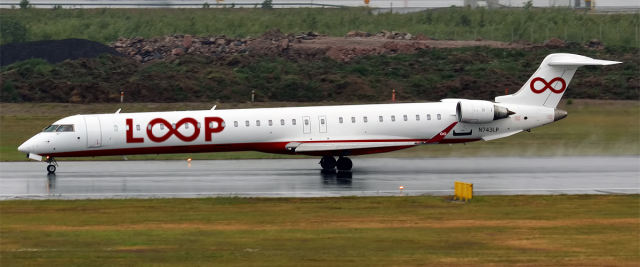 Loop CRJ 1000 landing