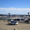 Aircraft parked at gate at KIAD