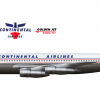 Continental Airlines Boeing 707-124B N70774