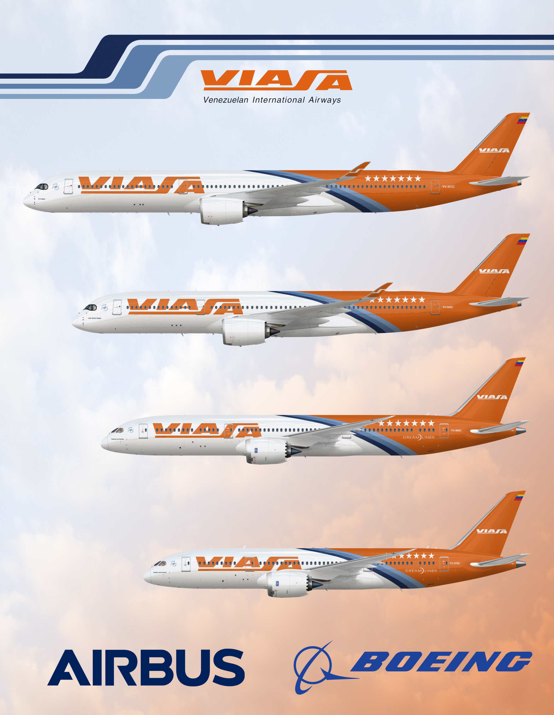 Viasa Long Range Fleet
