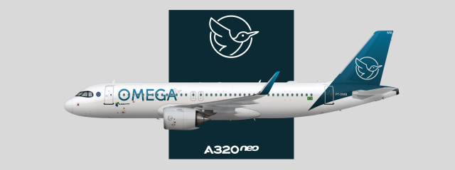 Airbus A320neo w/ new livery