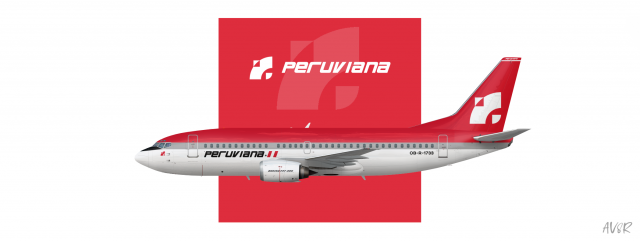 Peruviana | Boeing 737-300 | 1992 livery