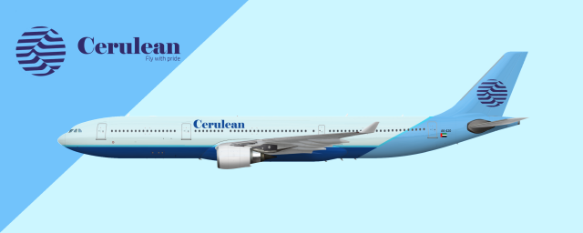 Airbus A330 300 Cerulean Livery Modified (2)