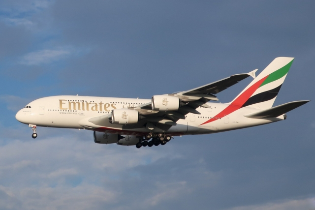 Emirates A380 Landing at Dulles