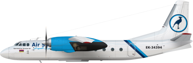 Air Sudan Antonov An-24RV
