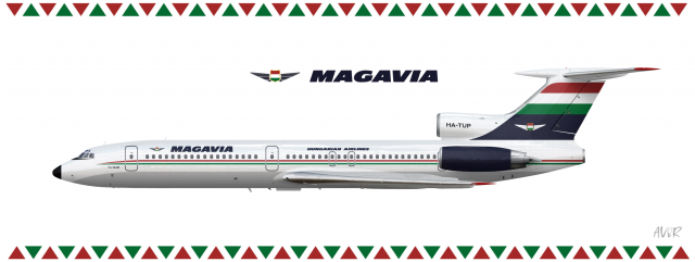 Magavia | 1983-1990 | Tupolev Tu-154M