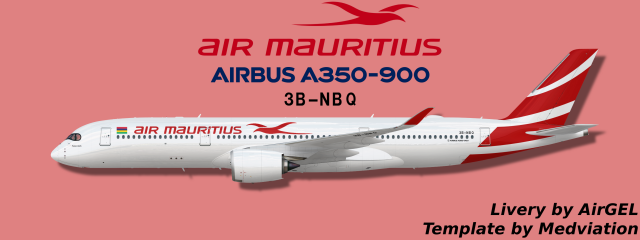 Air Mauritius Airbus A350-900 3B-NBQ