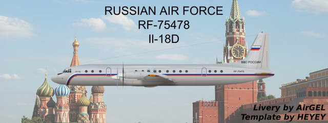 Russian Air Force Ilyushin Il-18D