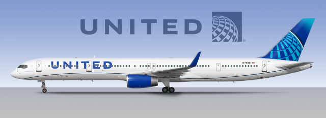United Boeing 757-300 N75861