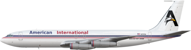 American International Boeing 707-320B