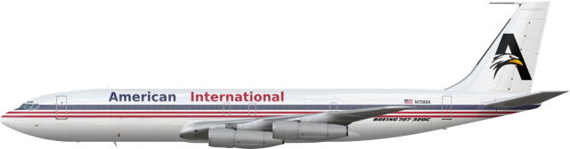 American International Boeing 707-320C
