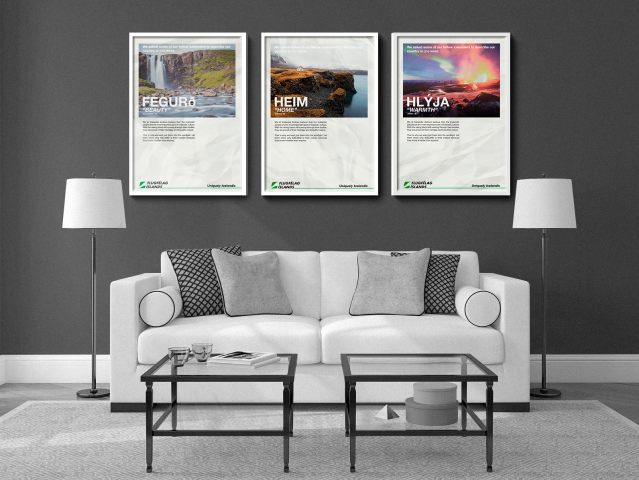 Air Iceland Advertisement Trio Air Iceland Advertisement Trio