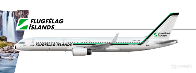 Boeing 757-200 1997 Livery Air Iceland