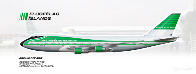 Boeing 747-200 Flugelag Islands