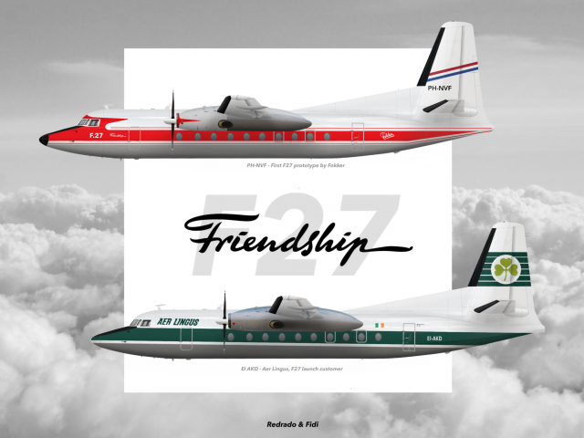 Fokker F27-500 poster