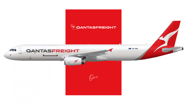 Qantas Freight Airbus A321P2F