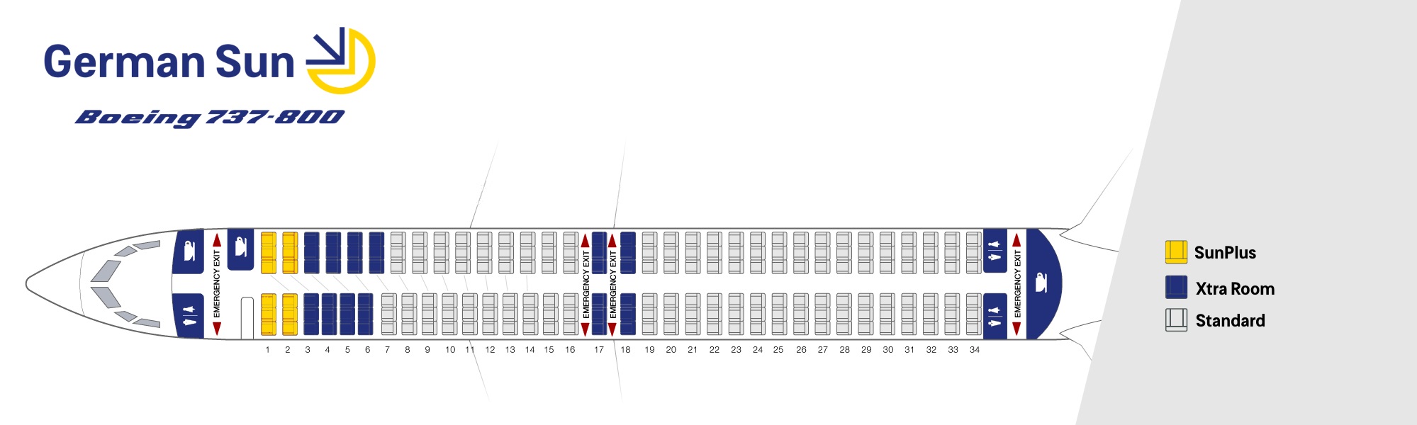 Learn about 115+ imagen sun country seat map In.thptnganamst.edu.vn