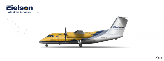Eielson Alaskan Airways | De Havilland Canada DHC-8-Q200