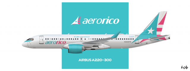 Aerorico | 2016-present | Airbus A220-300