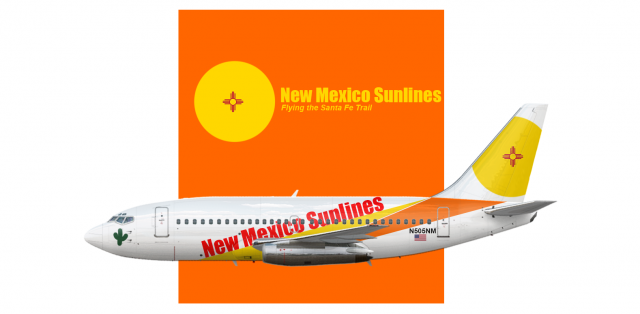 New Mexico Sunlines 737 200