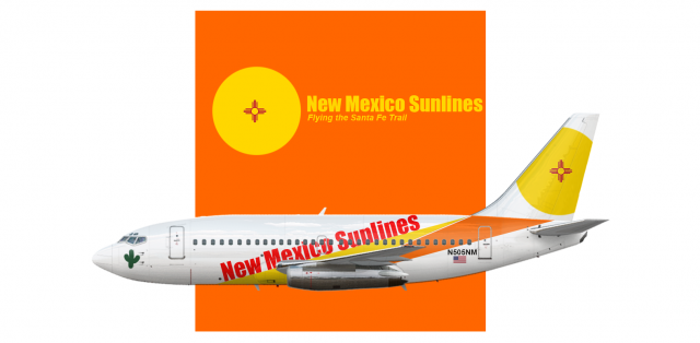 New Mexico Sunlines 737 200 New Mexico Sunlines 737 200