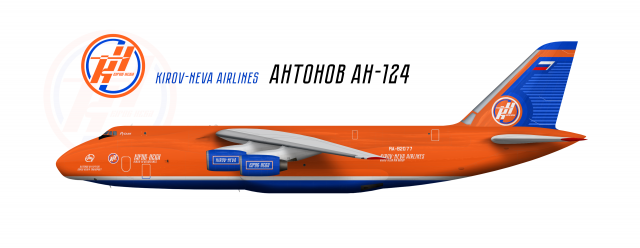 Kirov-Neva Airlines Antonov AN-124-100 Super Heavy Transport