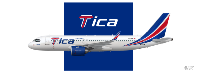 Tica | Airbus A320neo | 2017-present