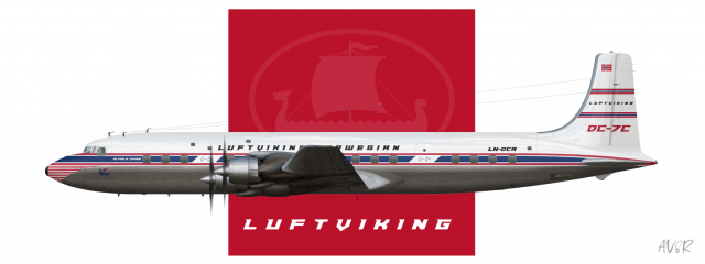 Luftviking | 1958 | Douglas DC-7C Luftviking | 1958 | Douglas DC-7C